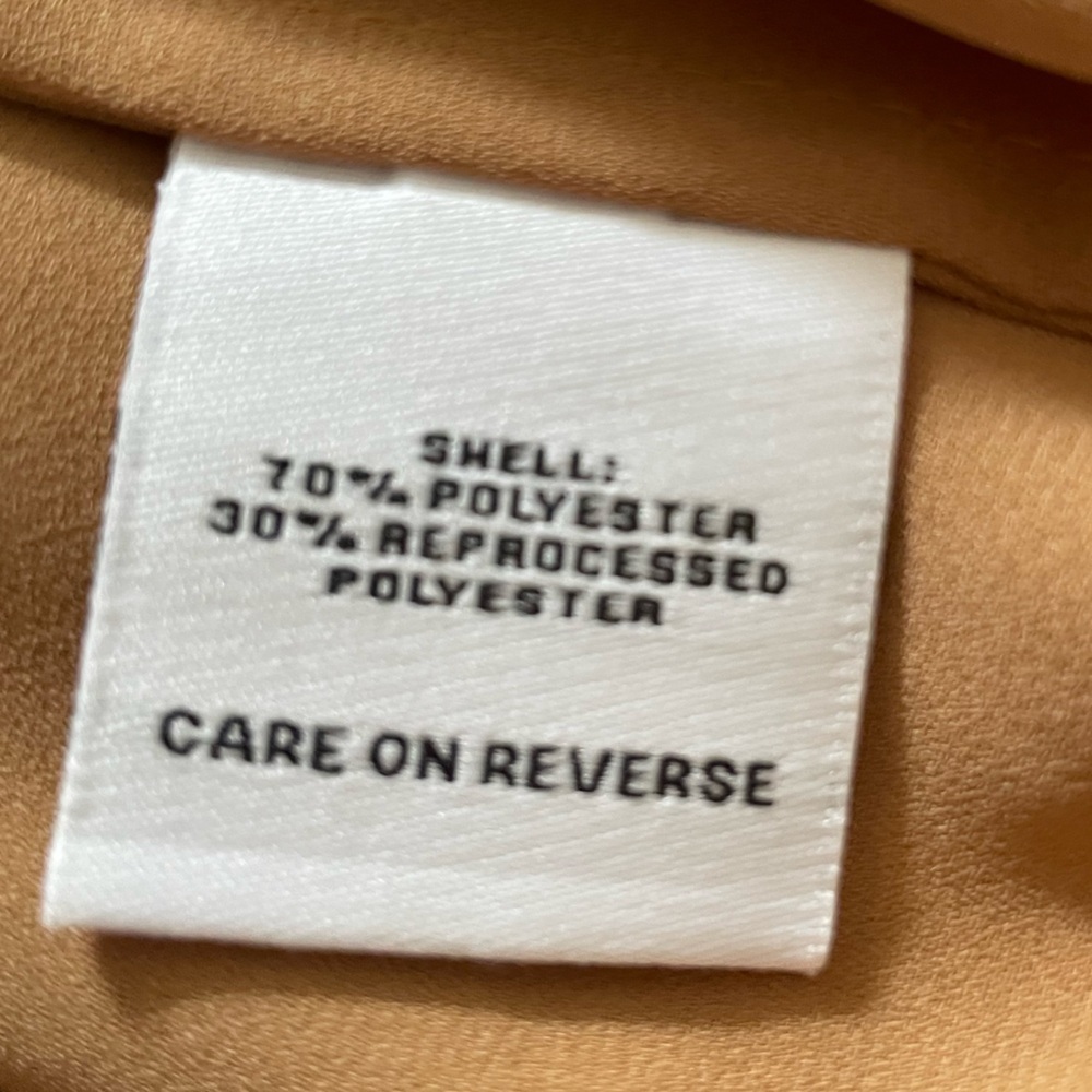 Calvin Klein light brown blouse sz S - Picture 6 of 6